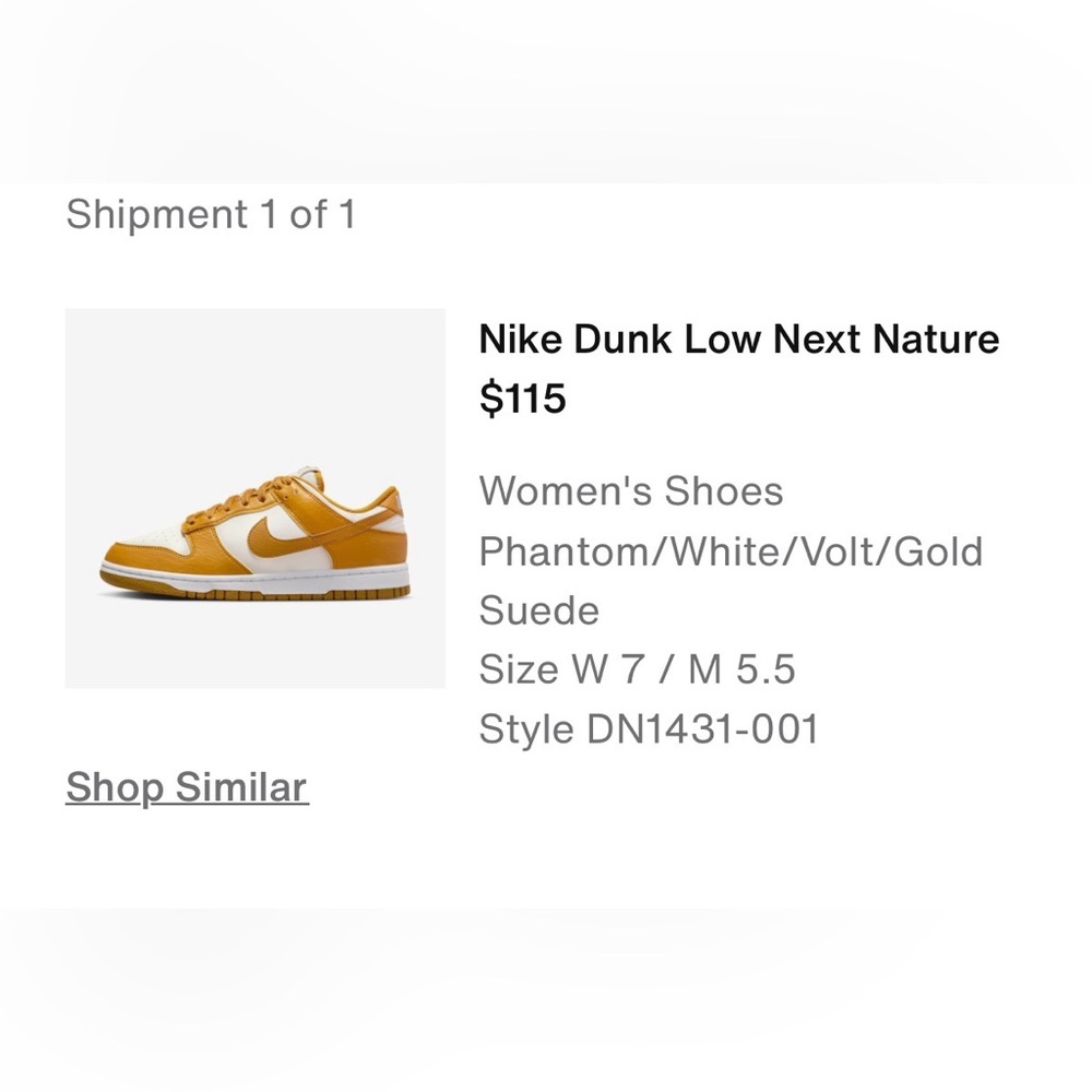 Nike Yellow Dunks - Picture 6 of 6